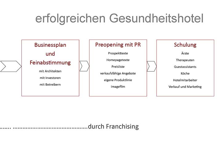 Der Weg zum erfolgreichen Gesundheitshotel: Businessplan - Preopening - Schulung.